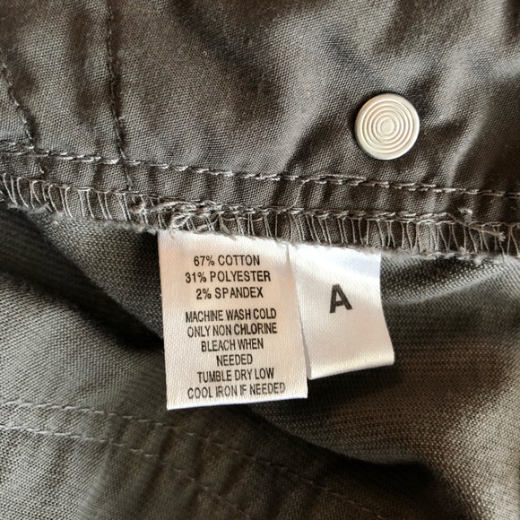 Dark purple straight leg corduroy pants - Picture 2 of 2